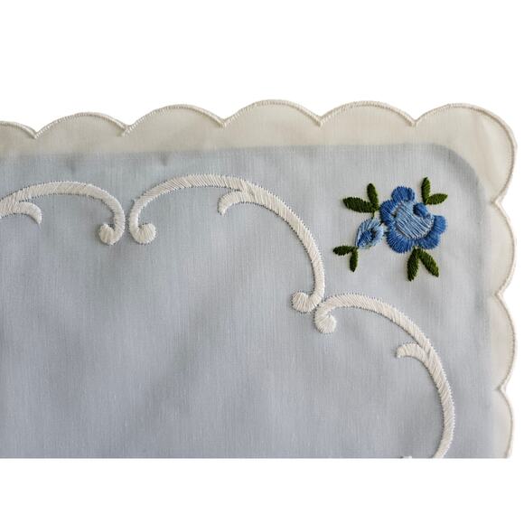 Set of 4 Embroidered Place Mats Vintage See Description - Picture 4 of 10